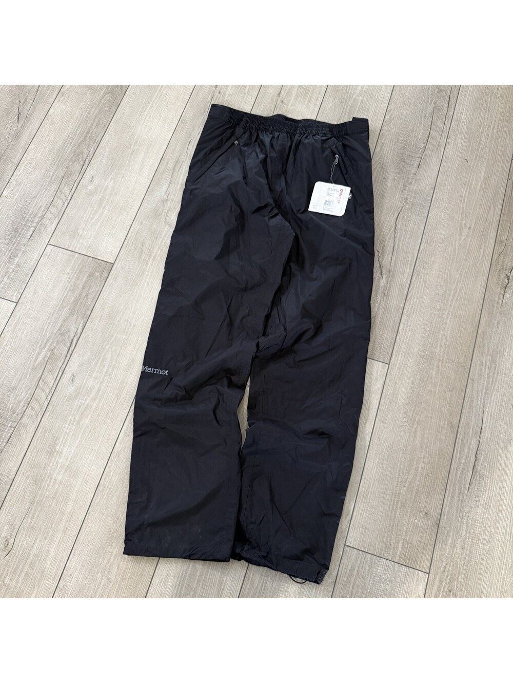 Marmot PreCip Full Zip Rain Pant Men L/Long Black Waterproof Hiking Gorpcore NWT